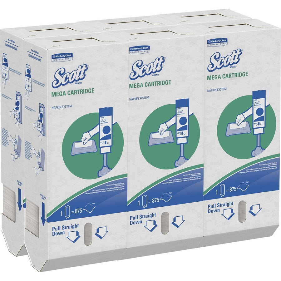 Scott MEGA Cartridge In-Counter Napkins