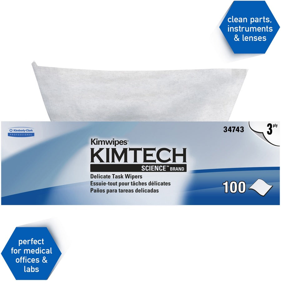 KIMTECH Delicate Task Wipers - Pop-Up Box