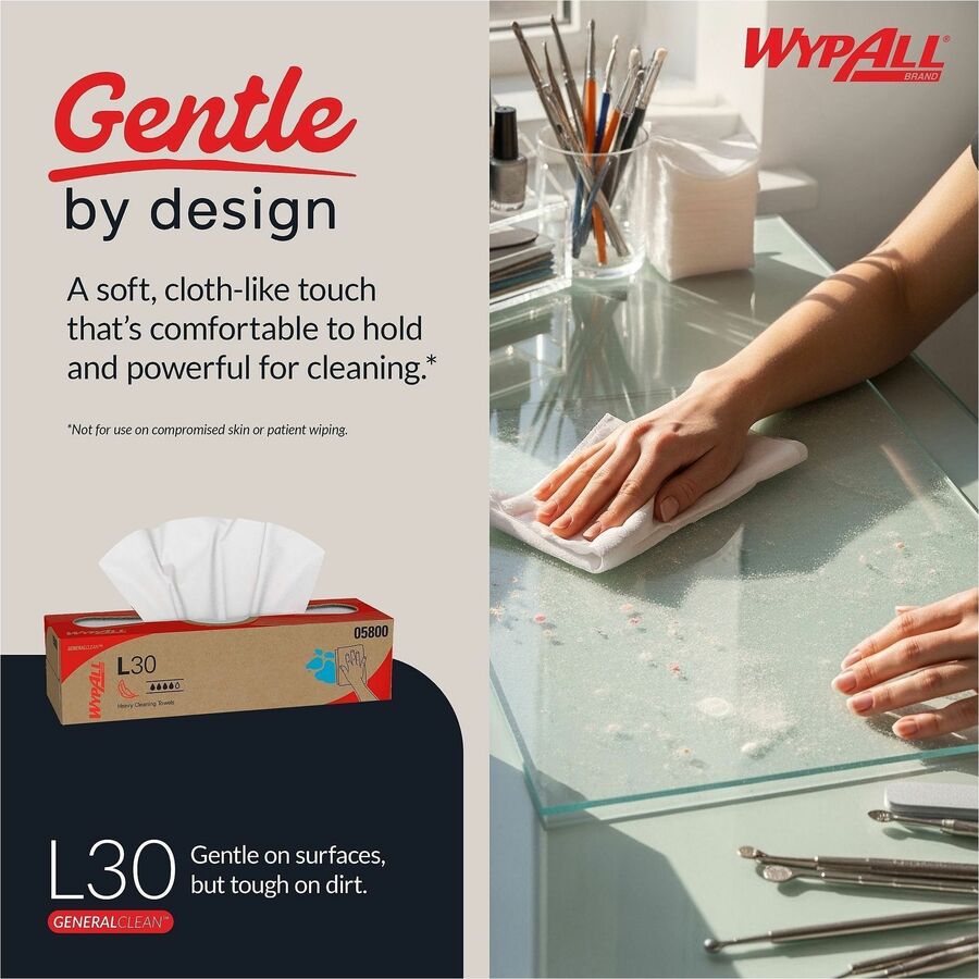 Wypall GeneralClean L30 Heavy Duty Cleaning Towels