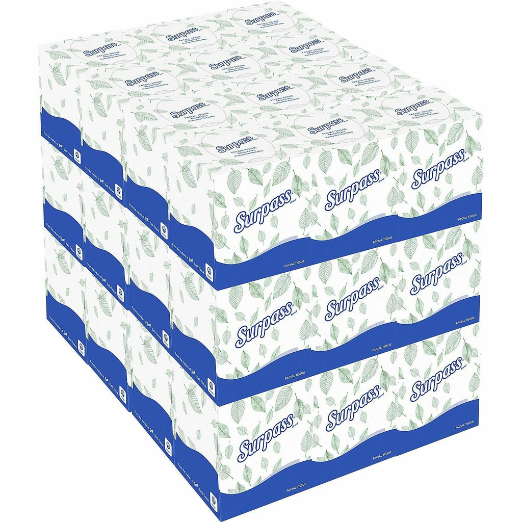 Surpass Facial Tissue Cube for Business