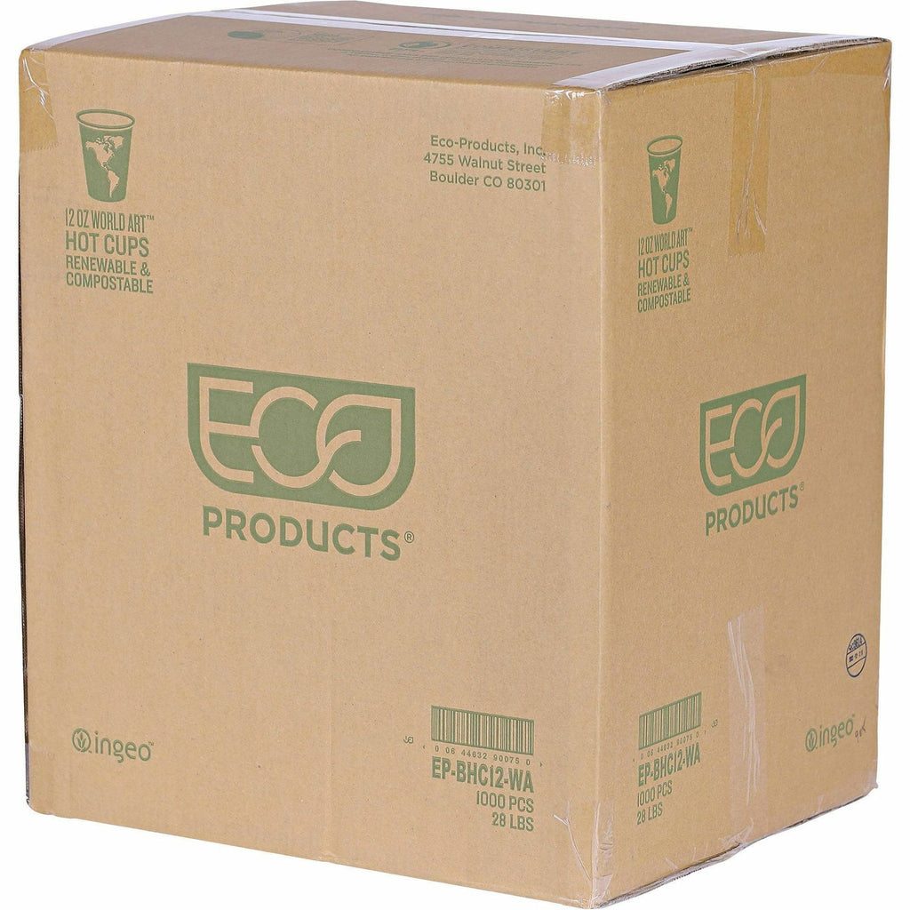 Eco-Products 12 oz World Art Hot Beverage Cups