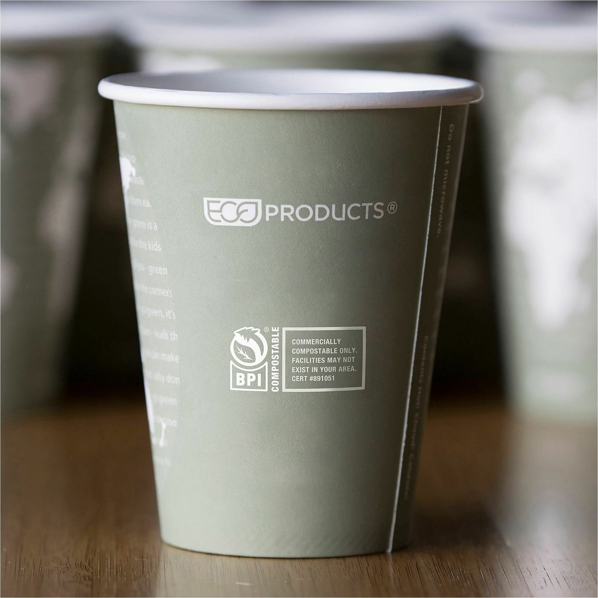 Eco-Products 12 oz World Art Hot Beverage Cups