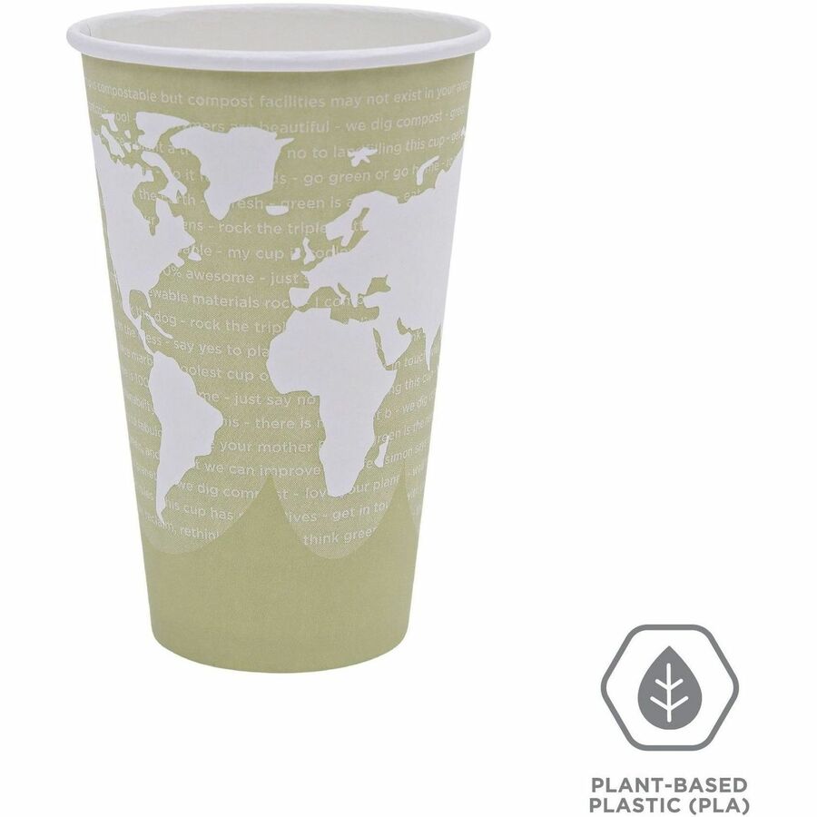 Eco-Products 16 oz World Art Hot Beverage Cups