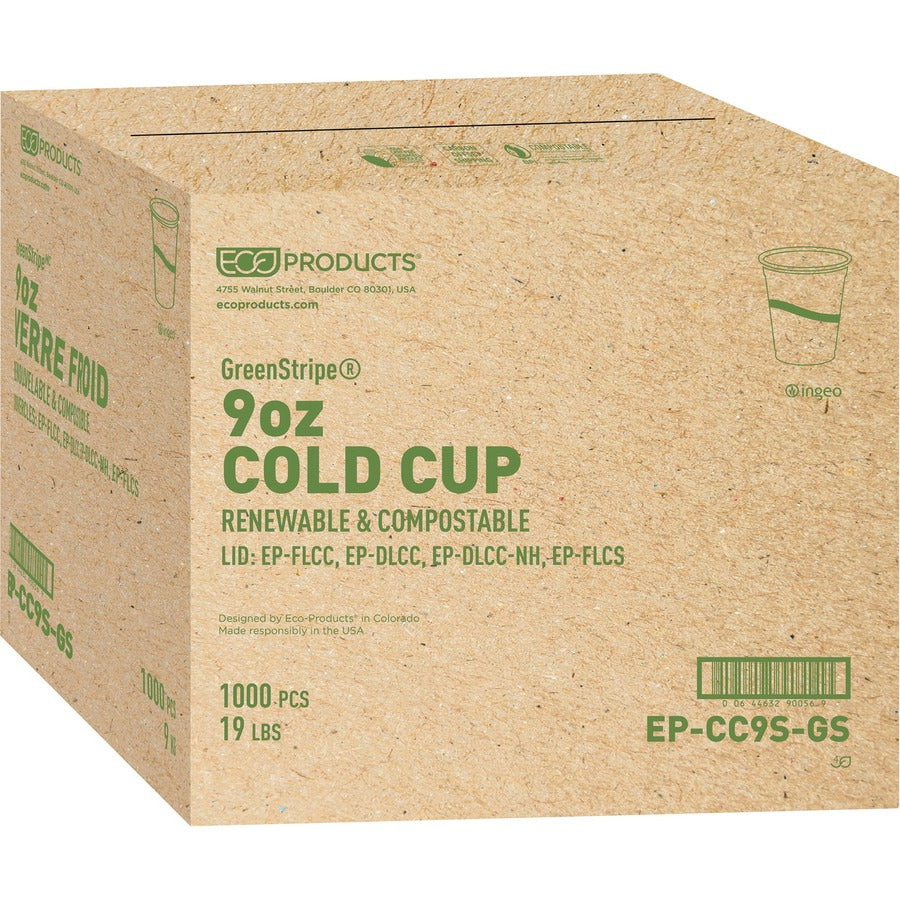 Eco-Products 9 oz GreenStripe Cold Cups