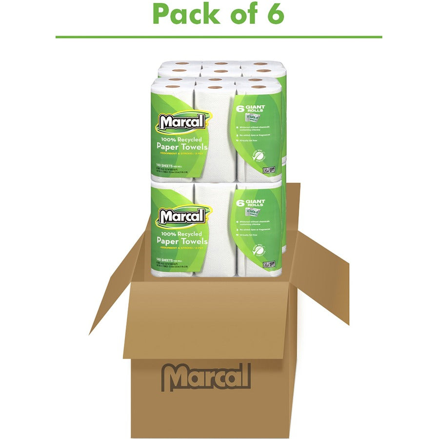Marcal 100% Recycled Giant Roll Paper Towels