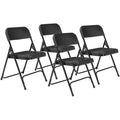 National Public Seating 800 Series Folding Chair, Black