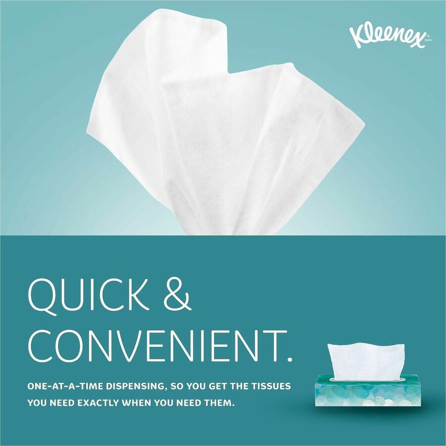 Kleenex Professional Facial Tissue in Flat Tissue Boxes