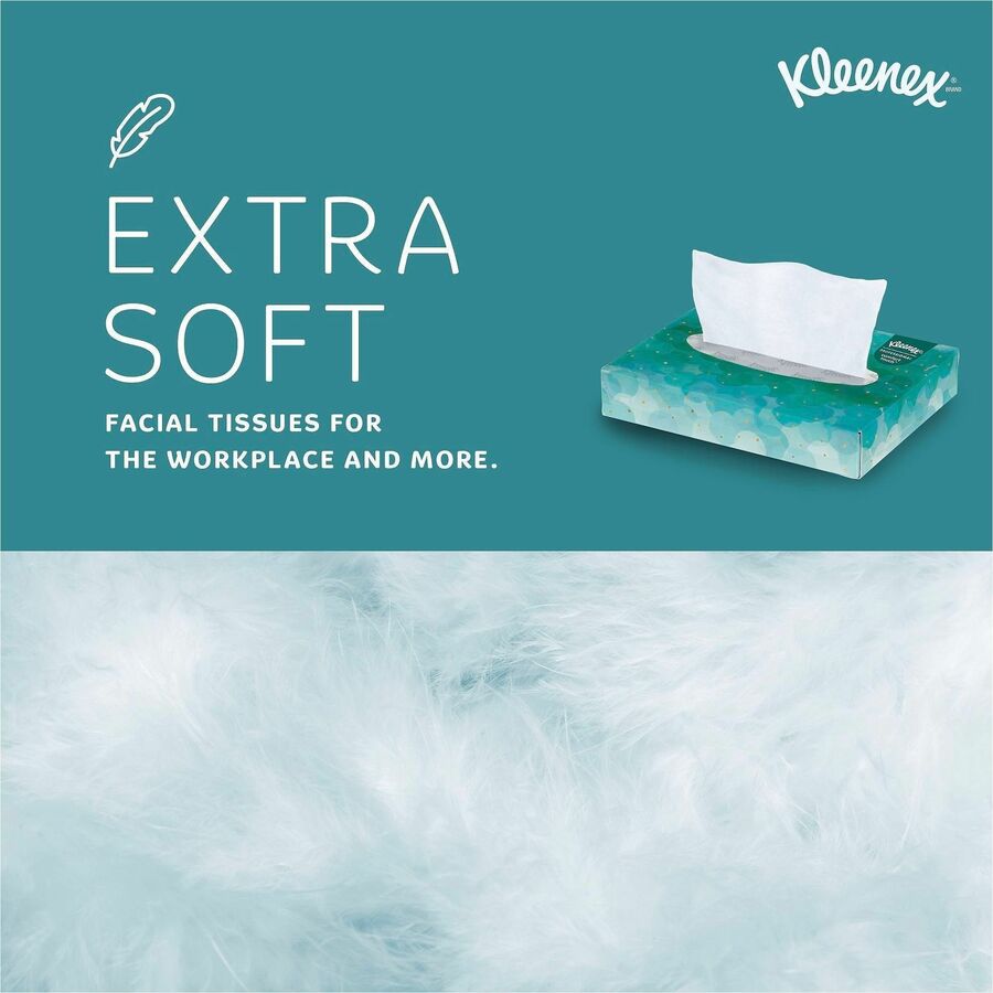 Kleenex Professional Facial Tissue in Flat Tissue Boxes