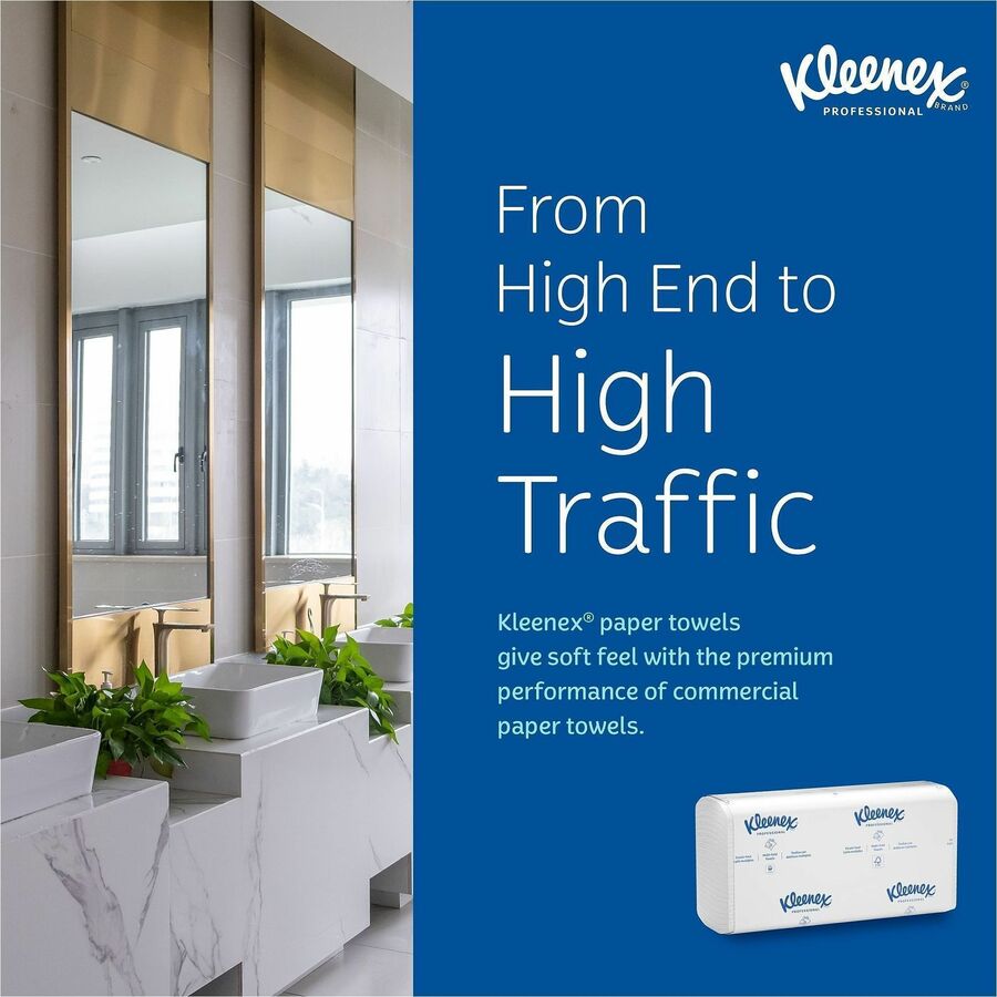 Kleenex Scottfold Multifold Paper Towels with Fast-Drying Absorbency Pockets