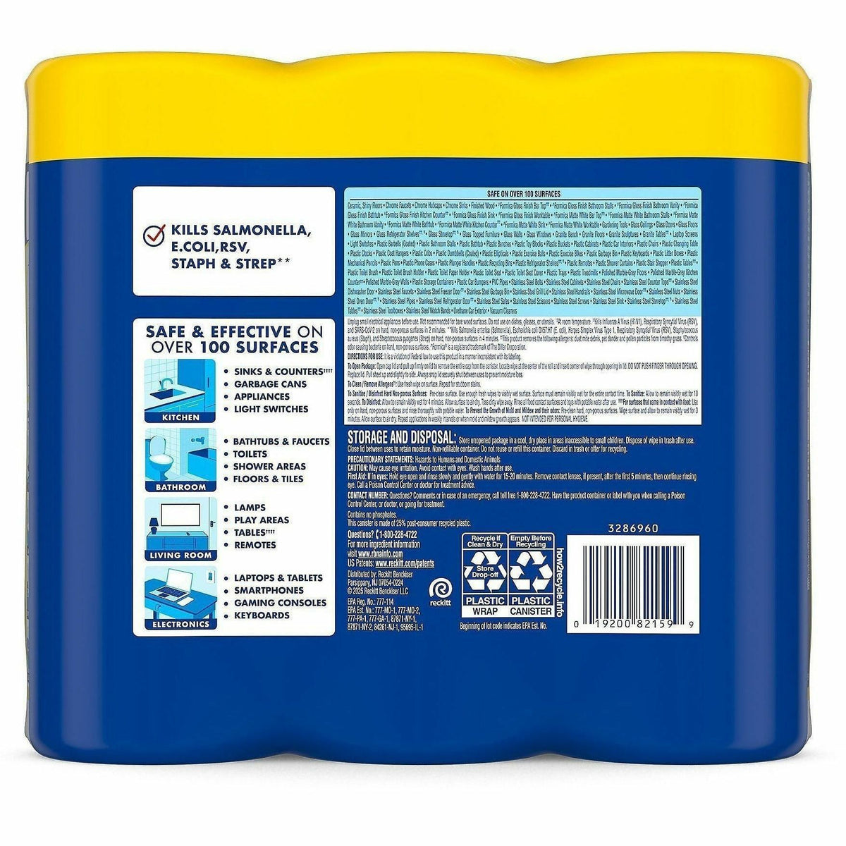 Lysol Disinfecting Wipes 3-pack