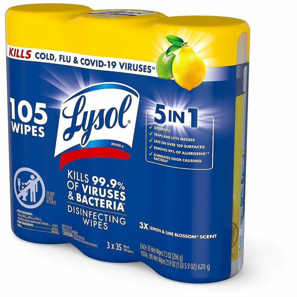 Lysol Disinfecting Wipes 3-pack