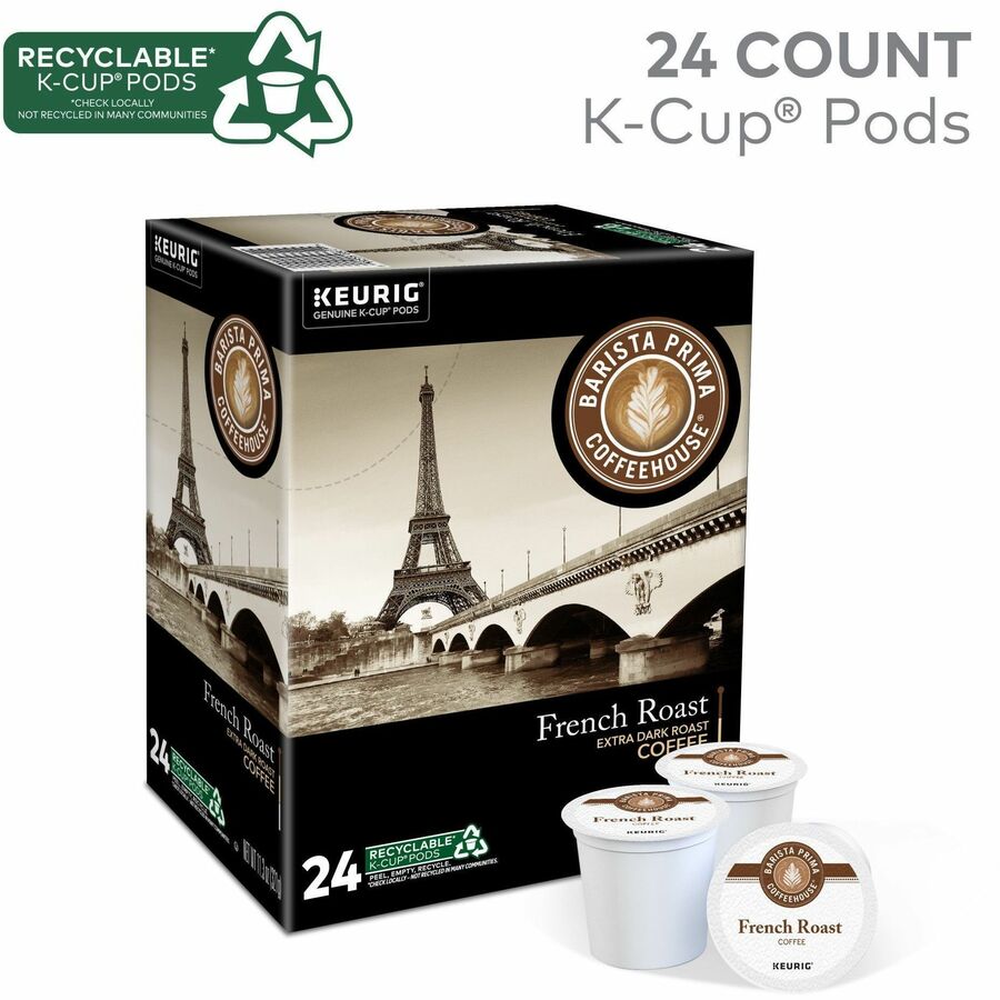 Barista Prima Coffeehouse® K-Cup, Pod French Roast Coffee