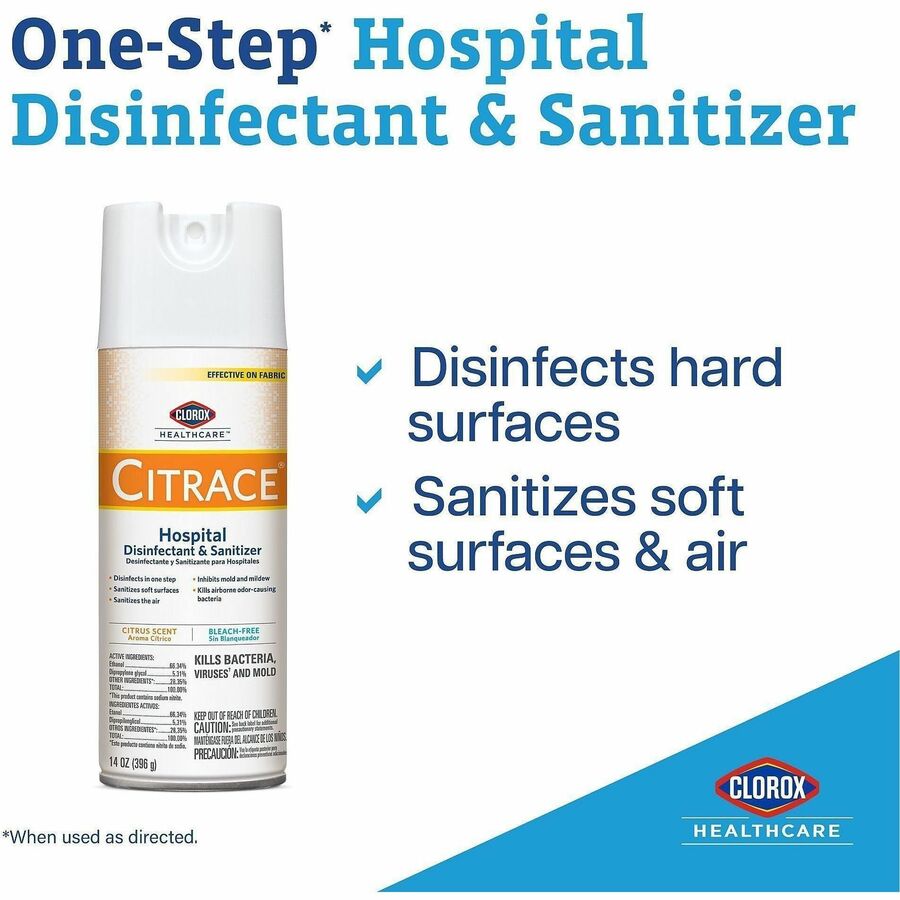 Clorox Healthcare Citrace Hospital Disinfectant and Sanitizer