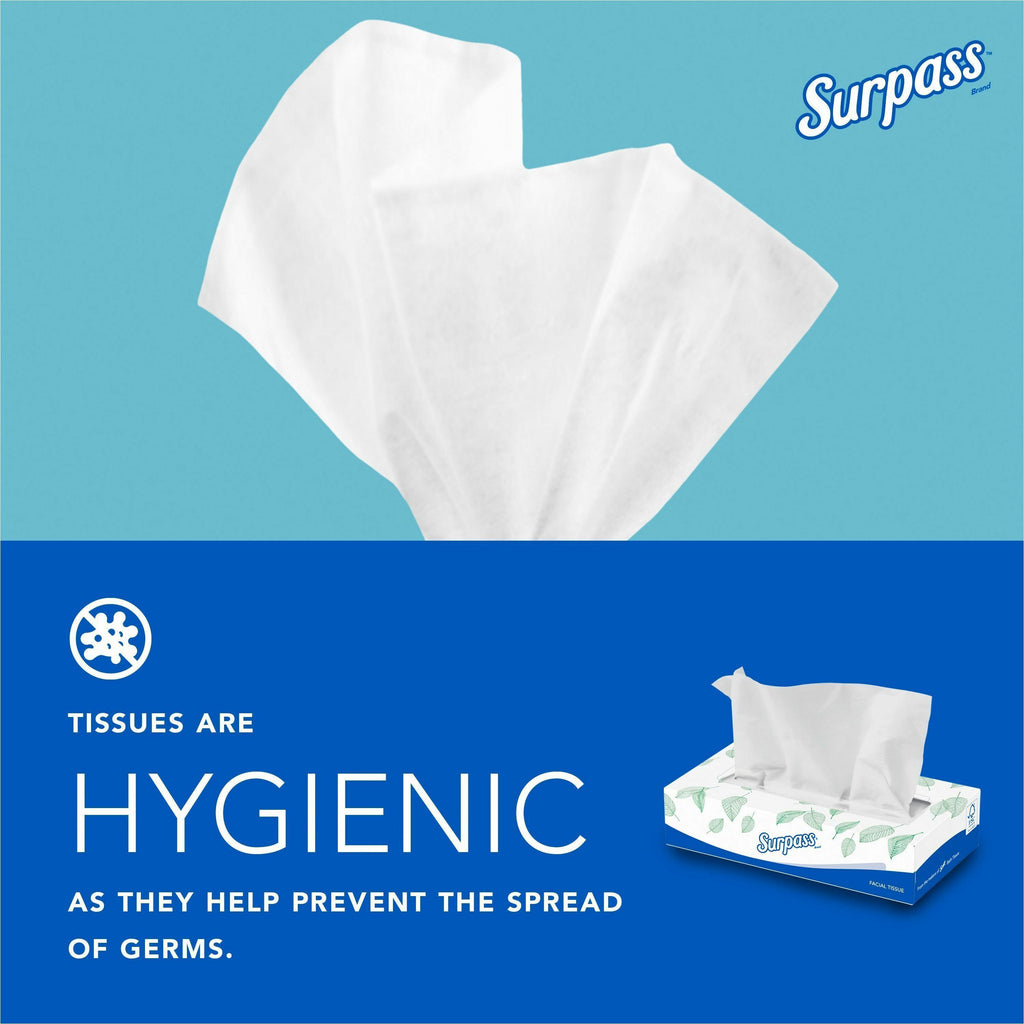Surpass Flat Box Facial Tissue for Business