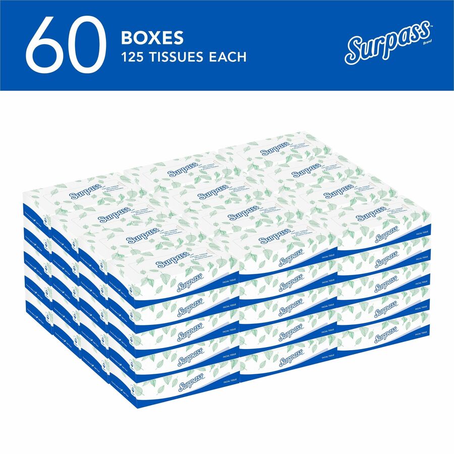 Surpass Flat Box Facial Tissue for Business