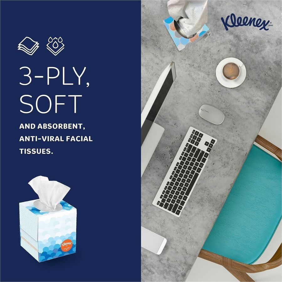 Kleenex Professional Anti-Viral Facial Tissue