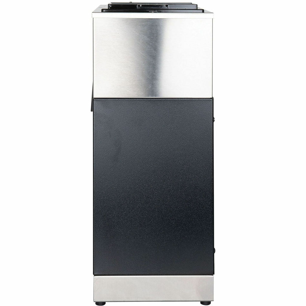 BUNN 12 Cup Pourover Coffee Brewer with 2 Warmers and Black finish