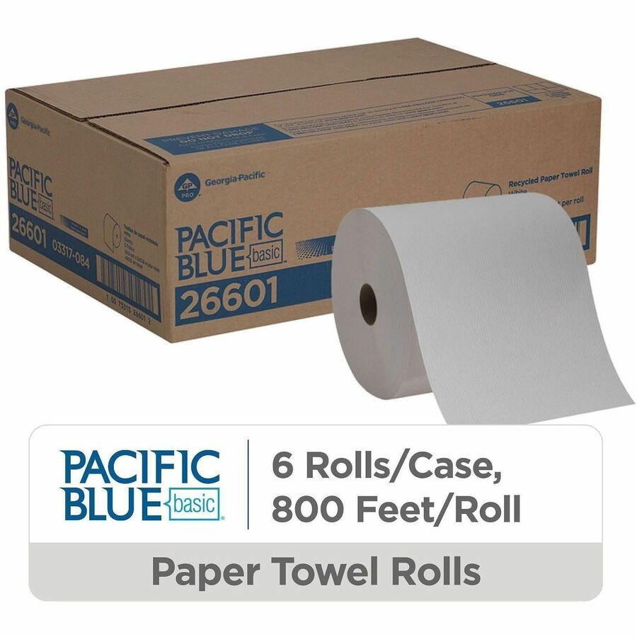 Pacific Blue Basic Recycled Paper Towel Roll