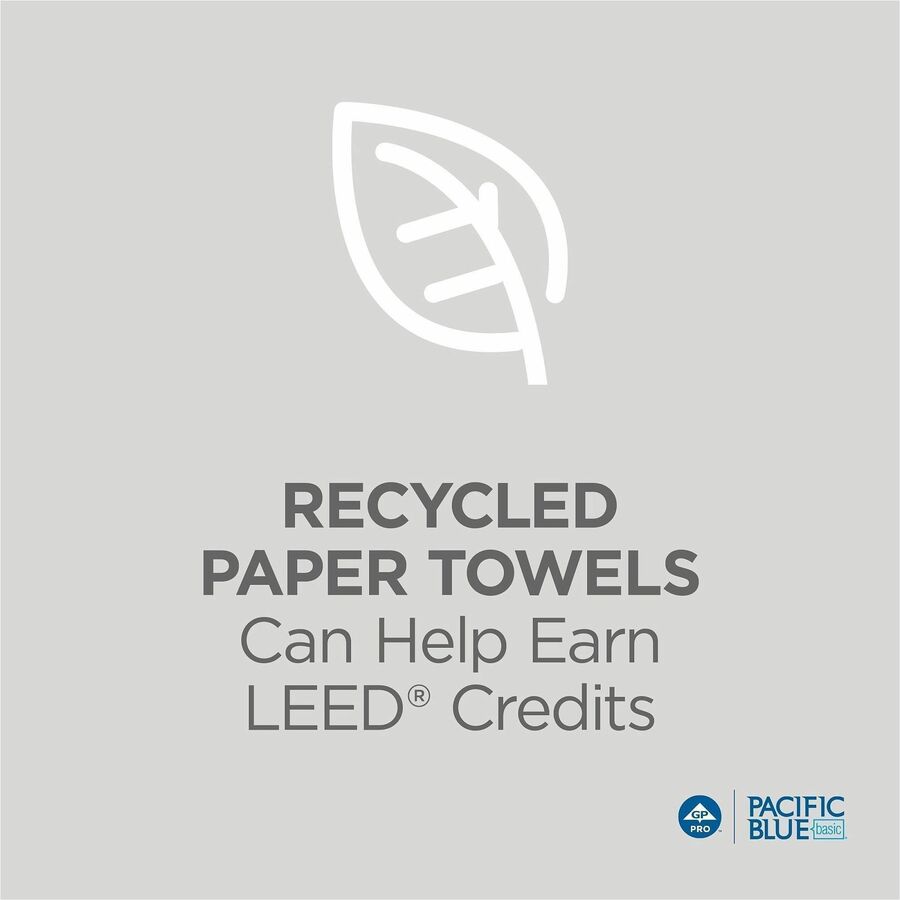 Pacific Blue Basic Recycled Multifold Paper Towels