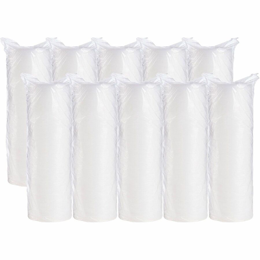 Dart 20 oz HIPS Plastic Non-vented Lid - Translucent