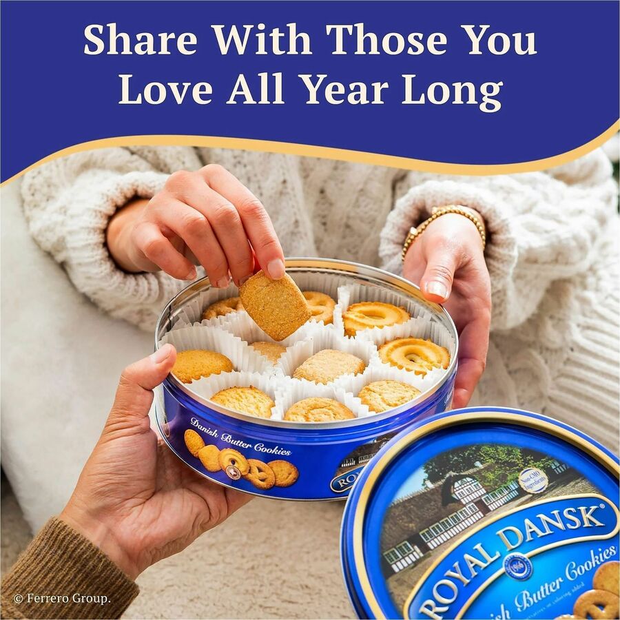 Office Snax Royal Dansk Danish Butter Cookies