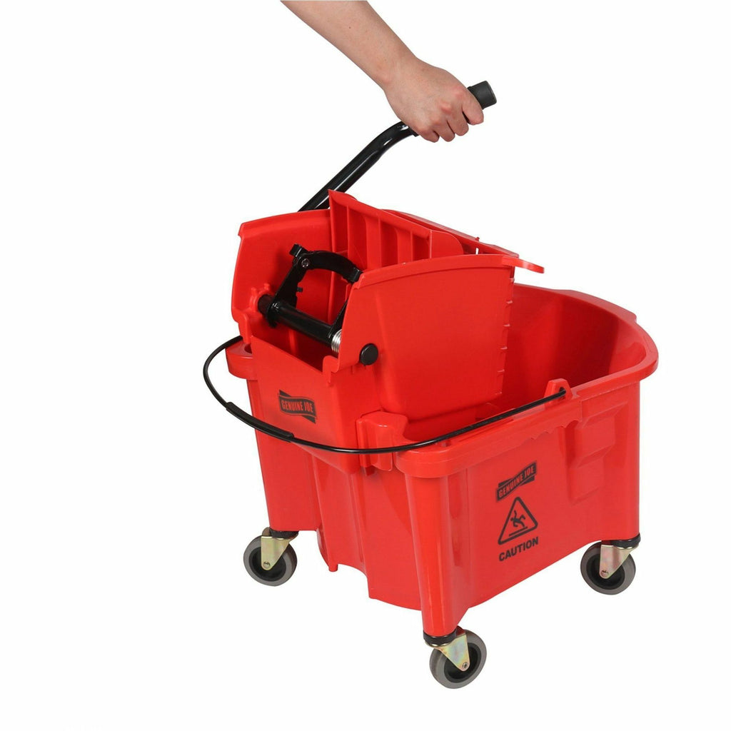 Genuine Joe Splash Shield Mop Bucket/Wringer