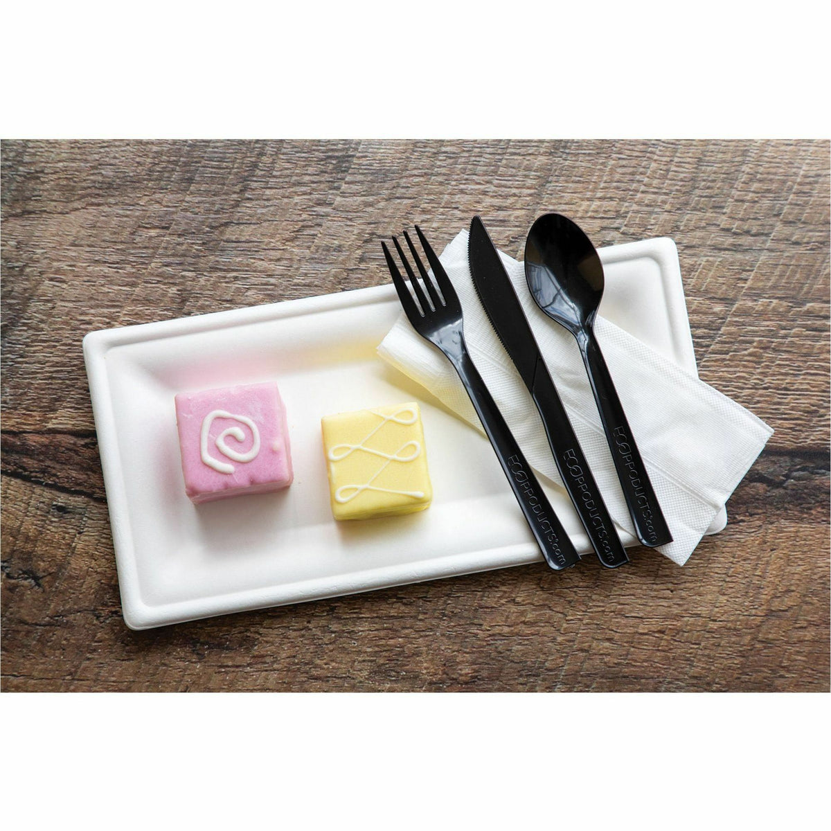 Eco-Products 6" Recycled Polystyrene Forks