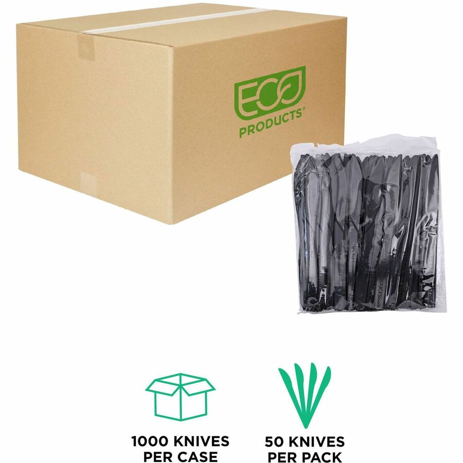 Eco-Products 6" Recycled Polystyrene Knives