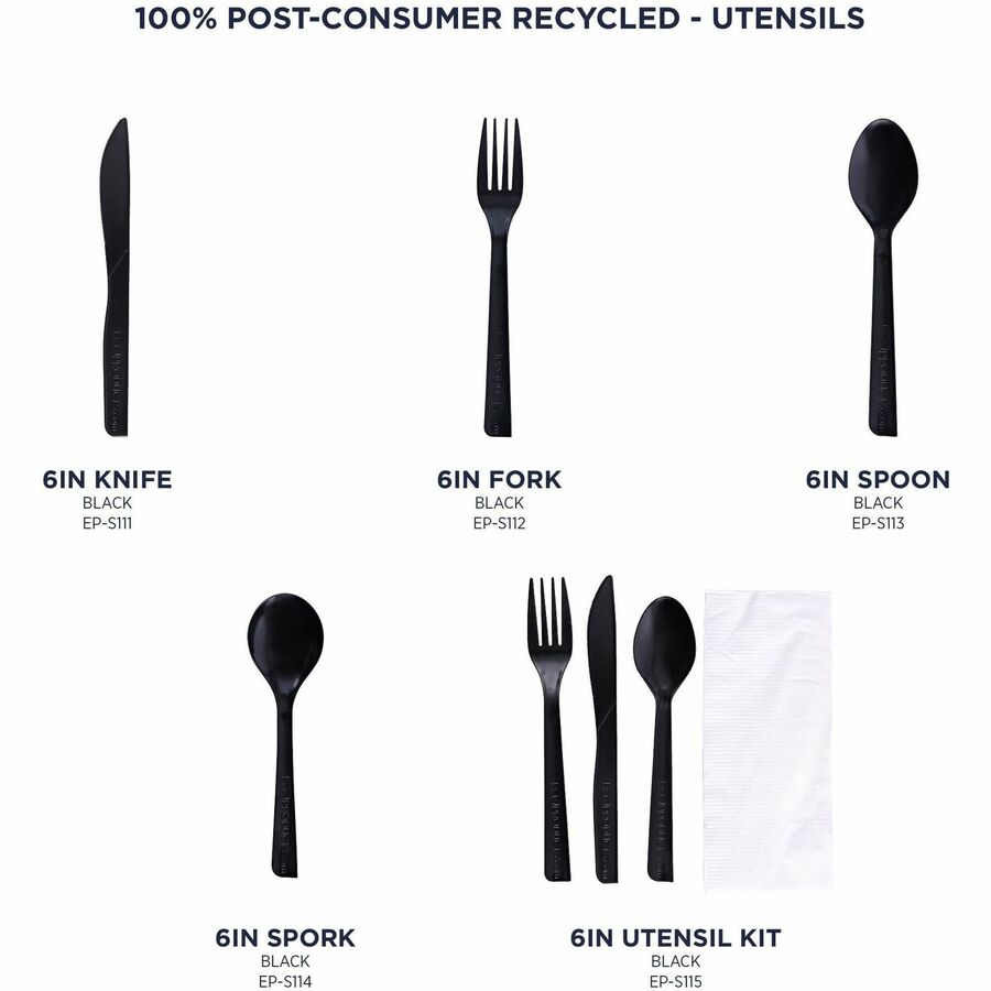 Eco-Products 6" Recycled Polystyrene Knives