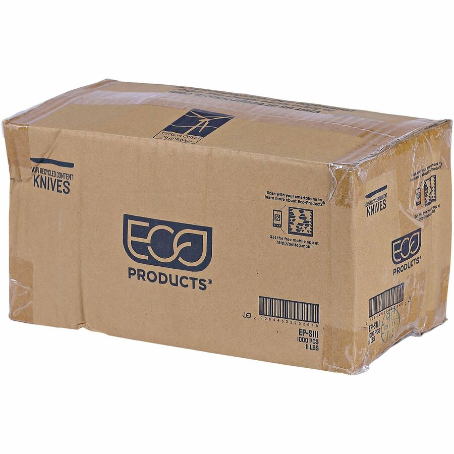 Eco-Products 6" Recycled Polystyrene Knives