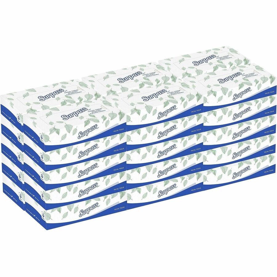 Surpass Flat Box Facial Tissue for Business