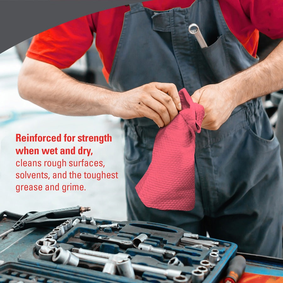 Wypall PowerClean X80 Heavy Duty Cloths Extended Use Cloths - Quarter-fold