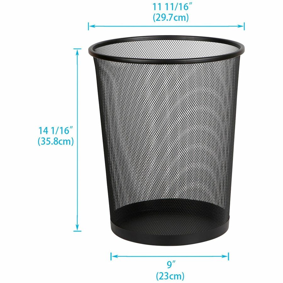 Lorell Mesh Waste Bin