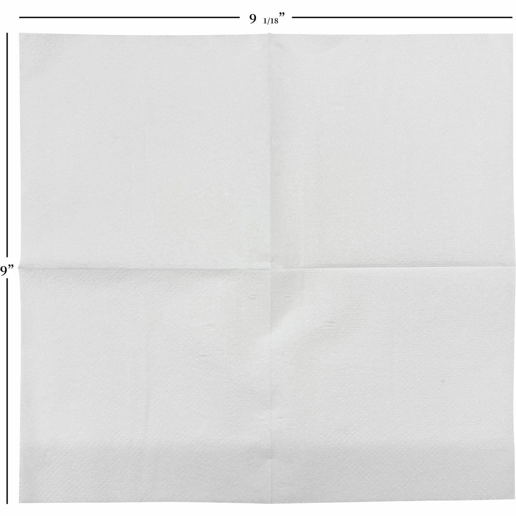 Genuine Joe Quad-fold Square Beverage Napkins