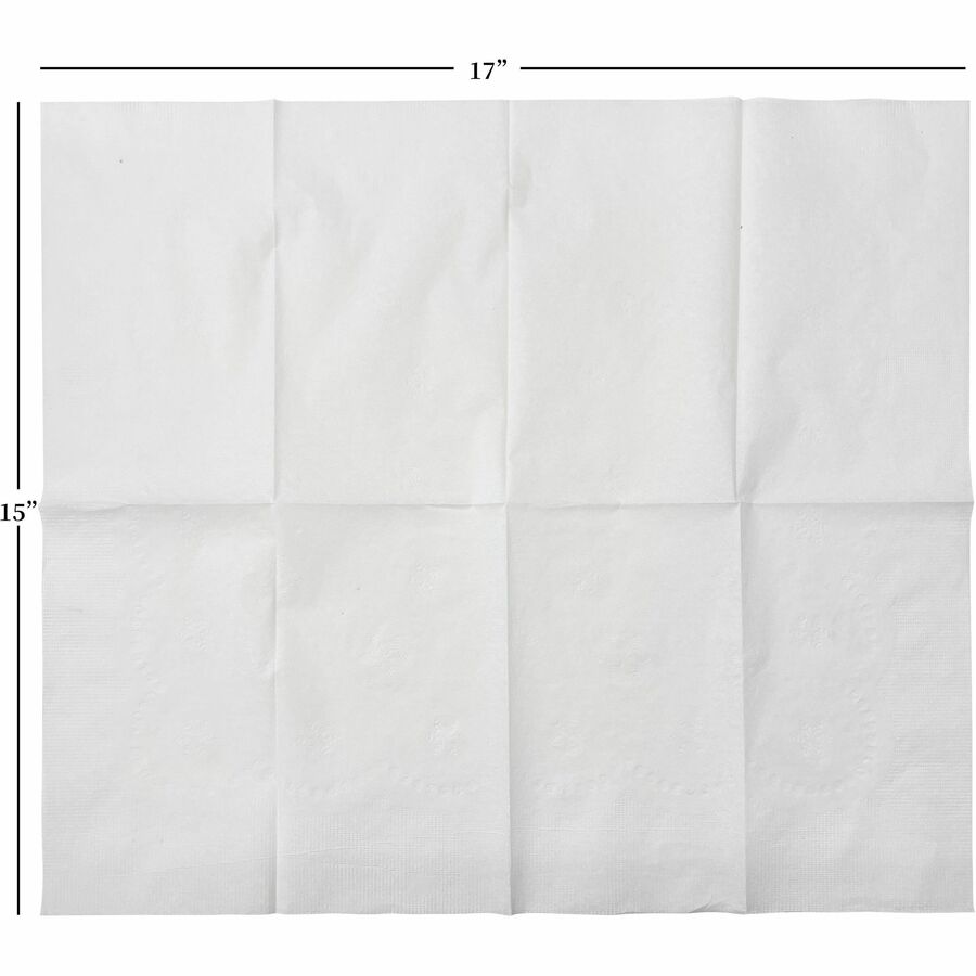 Genuine Joe Embossed Dinner Napkins
