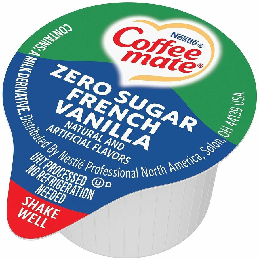 Coffee mate Zero-Sugar French Vanilla Nondairy Liquid Creamer Singles