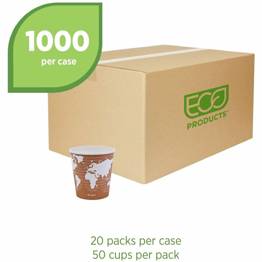 Eco-Products 10 oz World Art Hot Beverage Cups