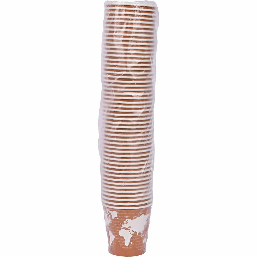 Eco-Products 10 oz World Art Hot Beverage Cups