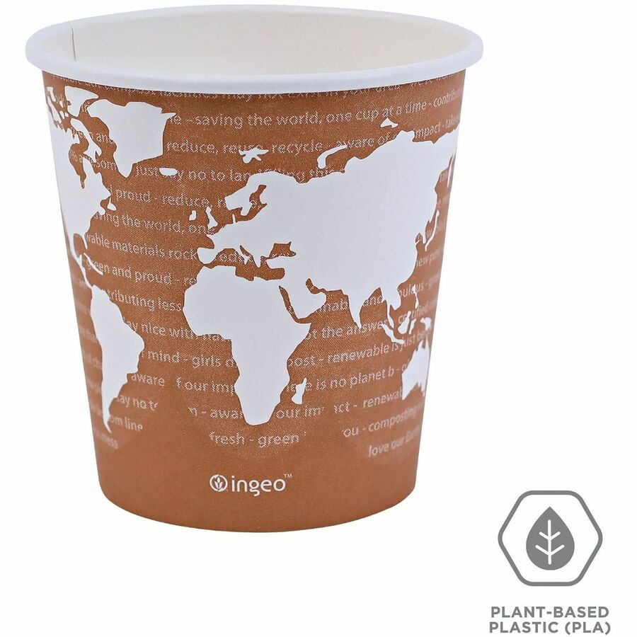 Eco-Products 10 oz World Art Hot Beverage Cups