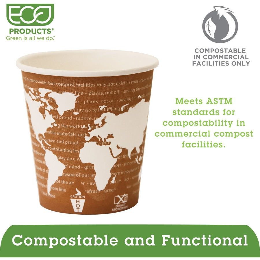 Eco-Products 10 oz World Art Hot Beverage Cups