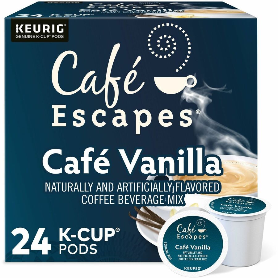 Café Escapes® K-Cup, Pod Cafe Vanilla Coffee