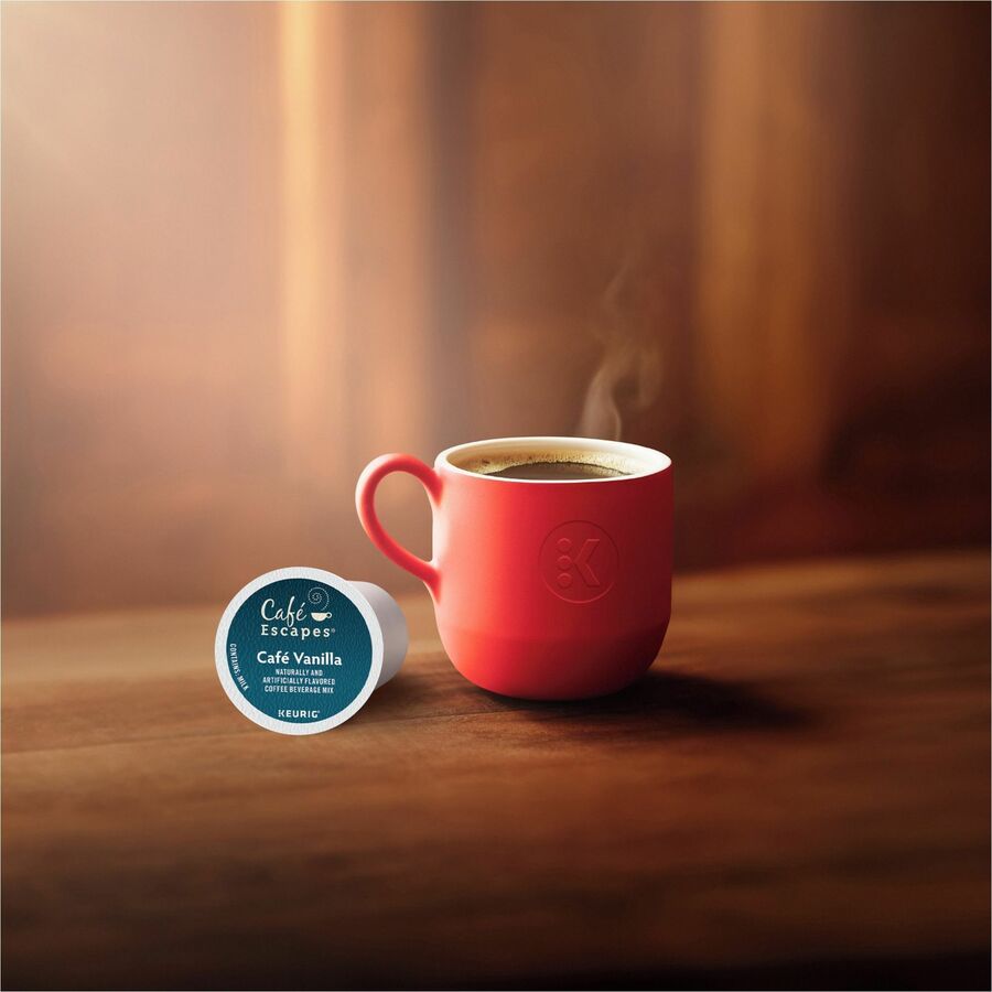 Café Escapes® K-Cup, Pod Cafe Vanilla Coffee