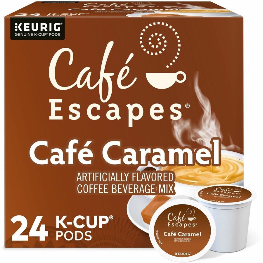 Café Escapes® K-Cup, Pod Cafe Caramel Coffee