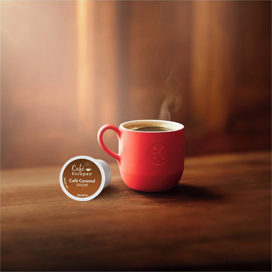 Café Escapes® K-Cup, Pod Cafe Caramel Coffee