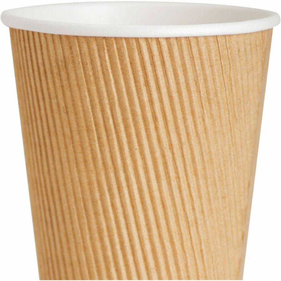 Genuine Joe 8 oz Rippled Hot Cups