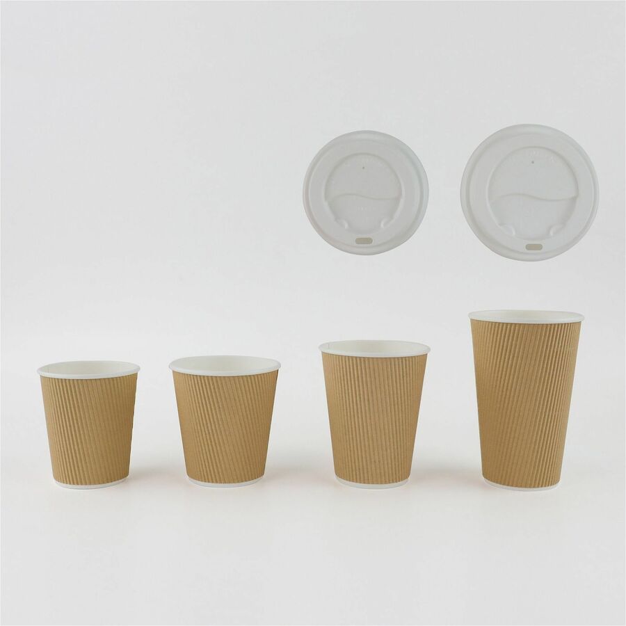 Genuine Joe 10 oz Rippled Hot Cups