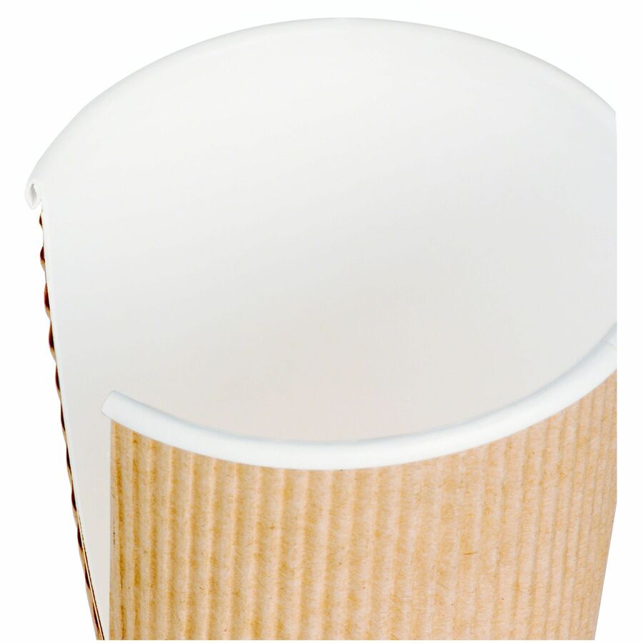 Genuine Joe 10 oz Rippled Hot Cups