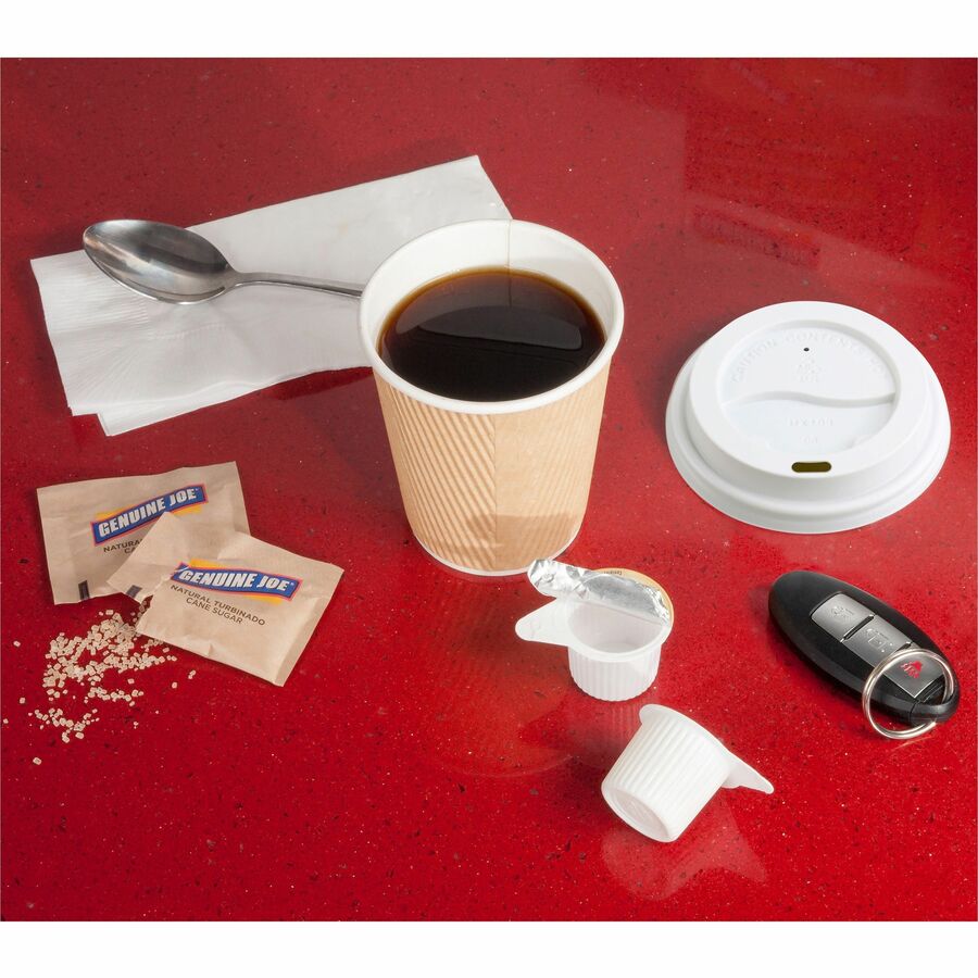 Genuine Joe 10 oz Rippled Hot Cups