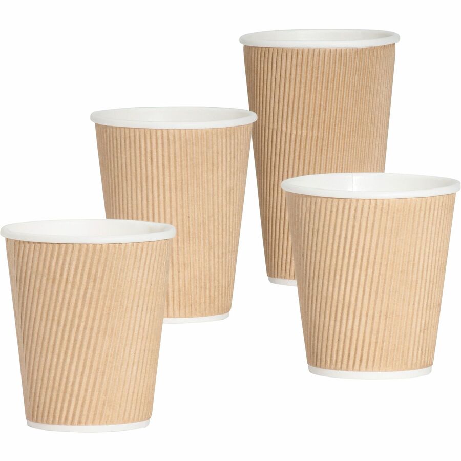 Genuine Joe 12 oz Rippled Hot Cups