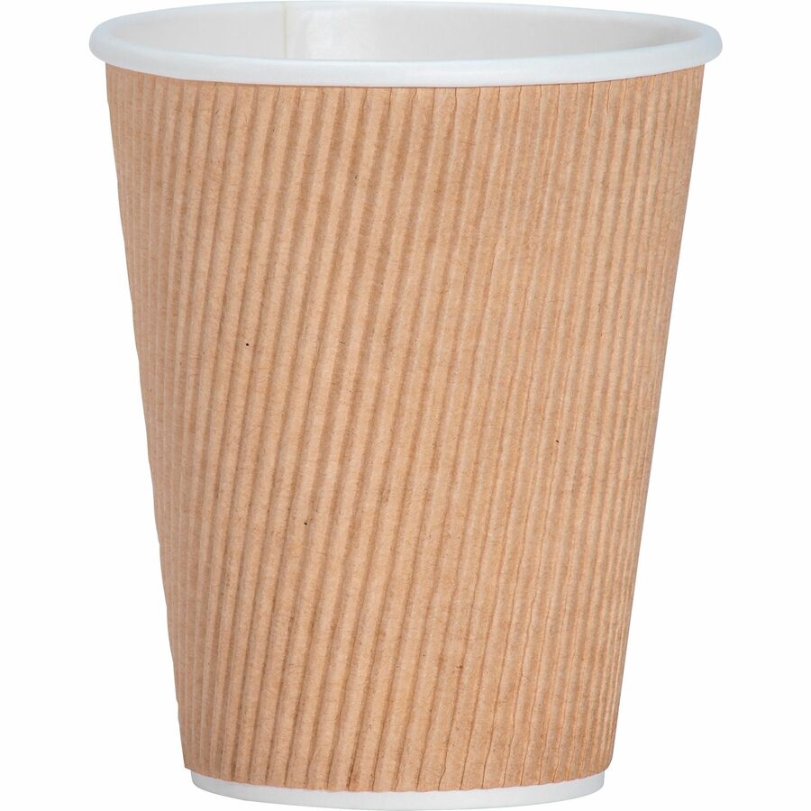Genuine Joe 12 oz Rippled Hot Cups